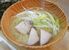「黄金の鯛らーめん（塩）」。澄んだスープは最後の一滴まで飲み干せる