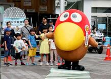 「キョロちゃん」が一日署長