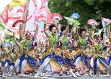 ＹＯＳＡＫＯＩソーラン祭り閉幕