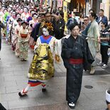 花魁が宇都宮の街なかを練り歩く「宮魁道中」　ハワイで披露へ　８、９日に…