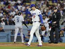 大谷２失点、今季初黒星