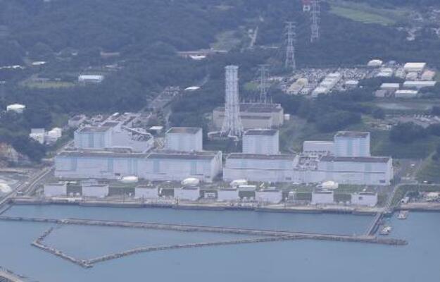 　東京電力福島第２原発。左から１号機、２号機、３号機、４号機＝２０２１年
