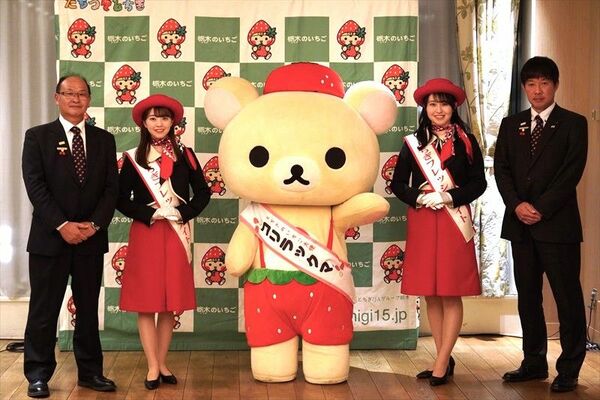 ＪＡ全農とちぎとアフタヌーンティーの「とちあいかカフェコラボ」発表会＝７日夜、東京都内