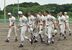 ２回戦で敗退し、肩を落とす国学栃木ナイン＝栃木市営