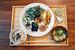 玄米ご飯と本日のお野菜定食
