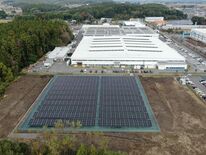 太陽光発電所が完成　レオン自動機　自家消費、コスト削減へ