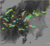 気象現象の時間変化や移動傾向を一枚の静止画上で表現する 情報処理技術の実証実験を開始