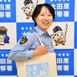 交通安全「まったなし！」　大田原署が相撲イラストのバッグ作製　十両・三田関の活躍に触発