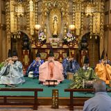 平安装束の狩衣まとい、いにしえの調べ響かせる　日光・法蔵寺で「秋の雅楽演奏会」
