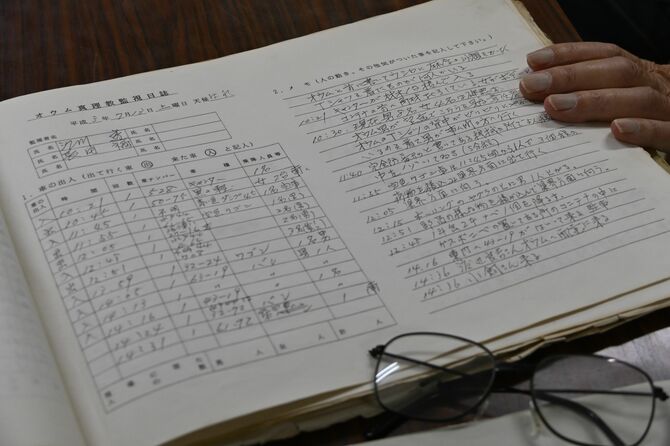 信者の一挙手一投足を記録した「オウム真理教監視日誌」